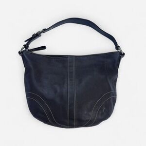 Vintage Coach Soho Dark Brown‎ Leather Hobo Bag